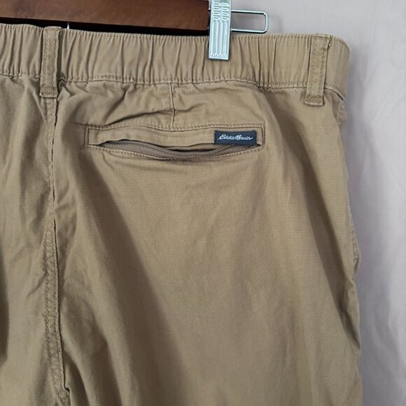 Eddie Bauer Mens Chino Pants Khaki Size 38x32 Preppy Professional - Picture 4 of 8